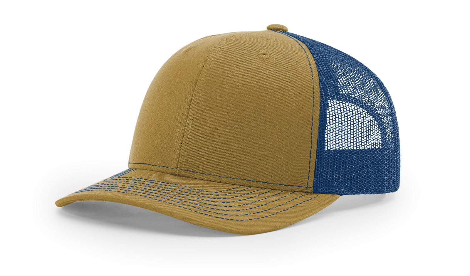 Custom Leather Patch Richardson 112 Style Hat + Your Logo