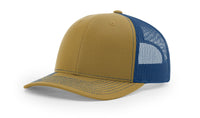 Custom Leather Patch Richardson 112 Style Hat + Your Logo