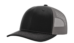 RICHARDSON 112 TRUCKER SNAPBACK HAT (CUSTOM LEATHER WITH YOUR LOGO)