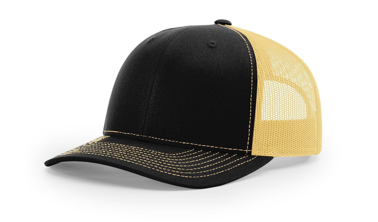 RICHARDSON 112 TRUCKER SNAPBACK HAT (CUSTOM LEATHER WITH YOUR LOGO)