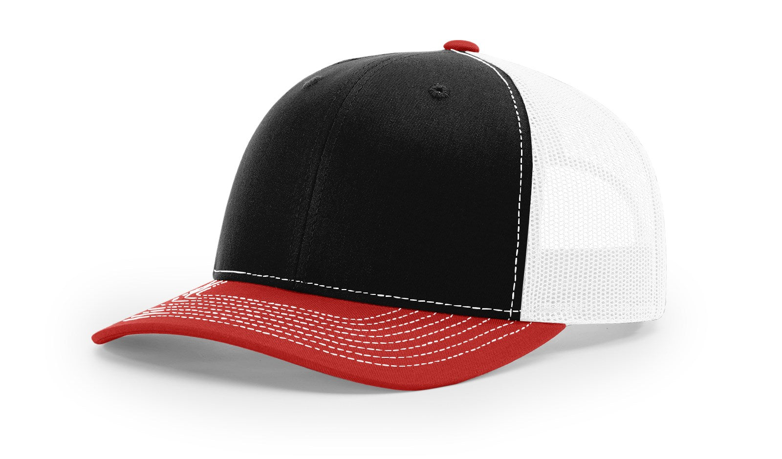 RICHARDSON 112 TRUCKER SNAPBACK HAT (CUSTOM LEATHER WITH YOUR LOGO)