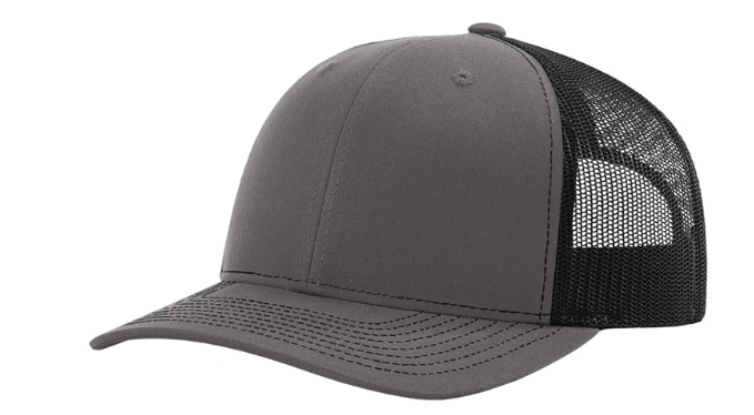 RICHARDSON 112 TRUCKER SNAPBACK HAT (CUSTOM LEATHER WITH YOUR LOGO)