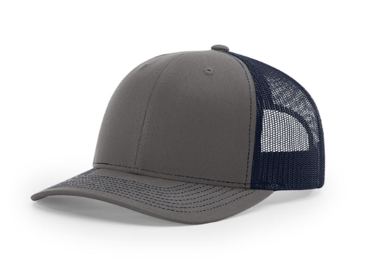 Custom Leather Patch Richardson 112 Style Hat + Your Logo