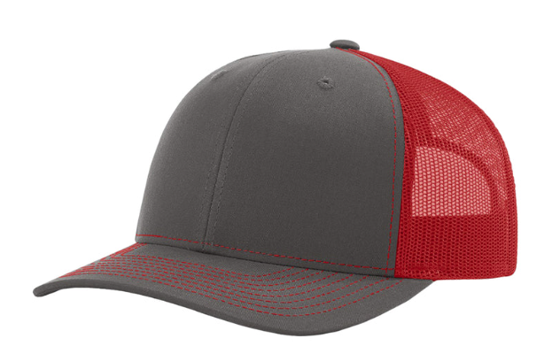 RICHARDSON 112 TRUCKER SNAPBACK HAT (CUSTOM LEATHER WITH YOUR LOGO)