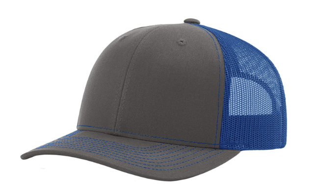 RICHARDSON 112 TRUCKER SNAPBACK HAT (CUSTOM LEATHER WITH YOUR LOGO)