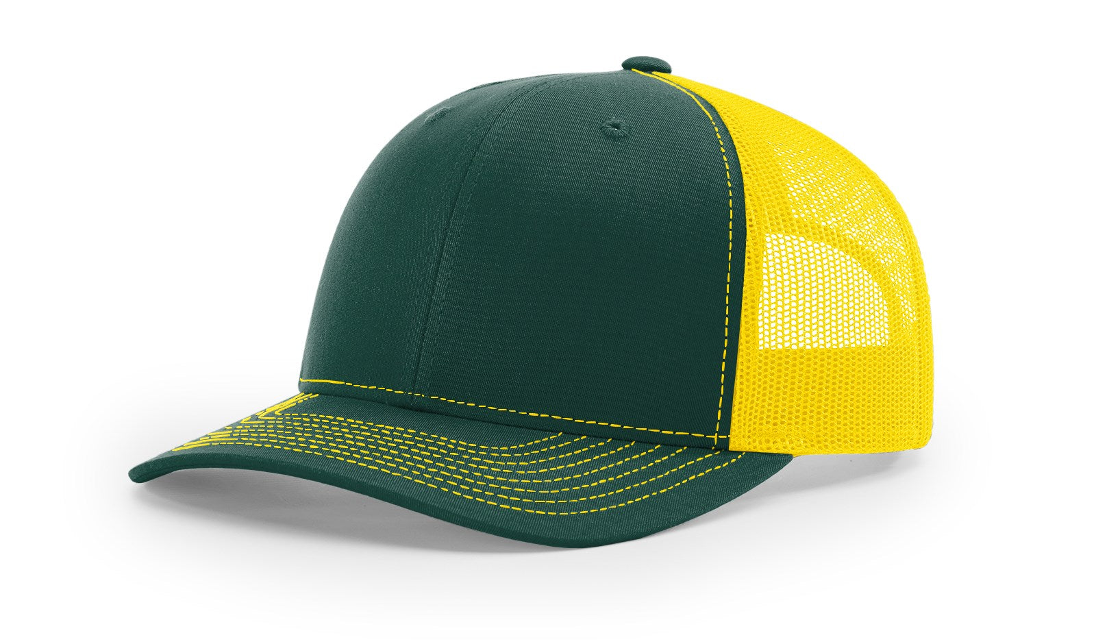Custom Leather Patch Richardson 112 Style Hat + Your Logo