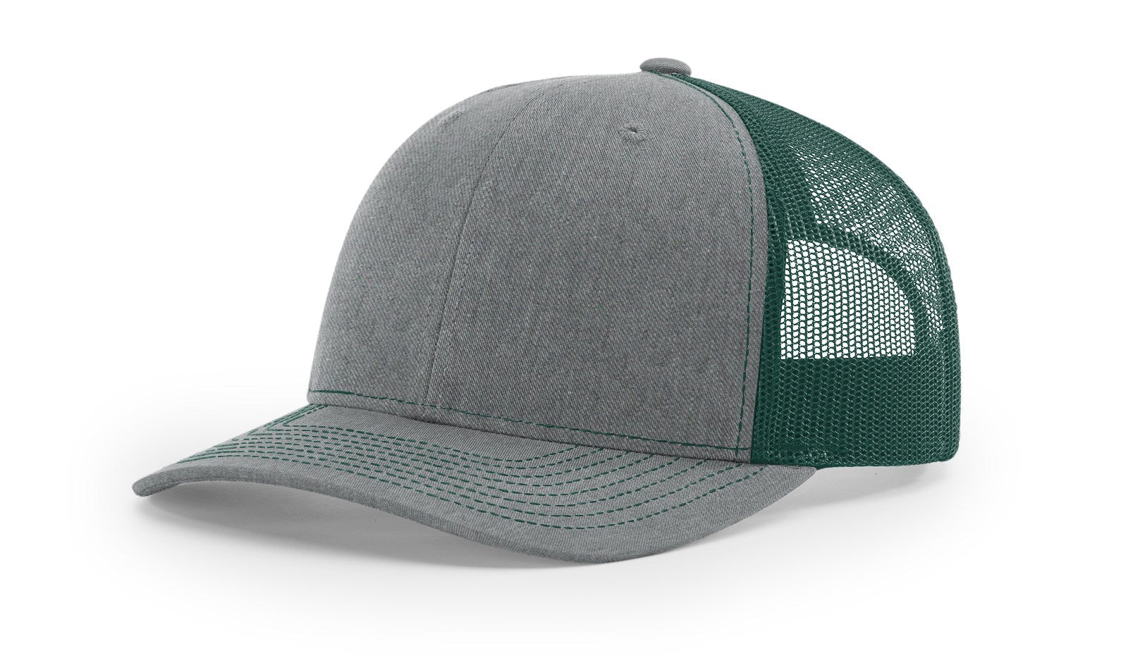 Custom Leather Patch Richardson 112 Style Hat + Your Logo