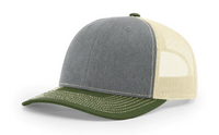 Custom Leather Patch Richardson 112 Style Hat + Your Logo