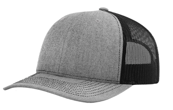 Custom Leather Patch Richardson 112 Style Hat + Your Logo