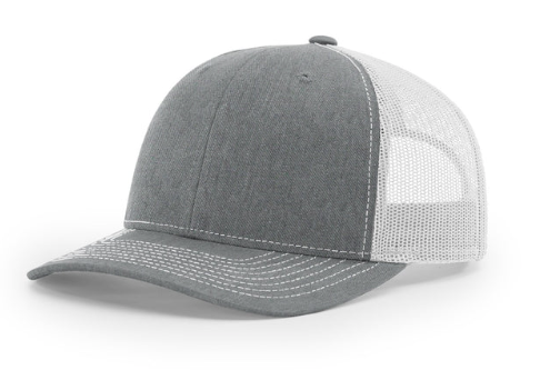 Custom Leather Patch Richardson 112 Style Hat + Your Logo