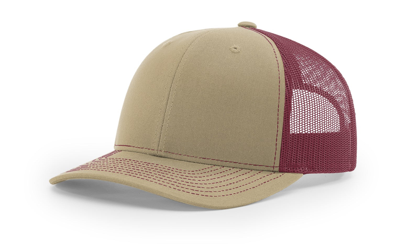 Custom Leather Patch Richardson 112 Style Hat + Your Logo