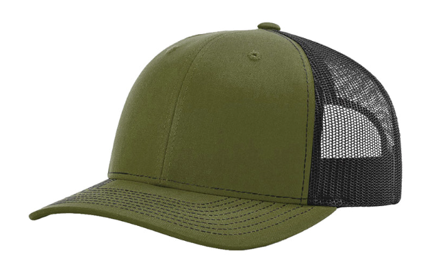 Custom Leather Patch Richardson 112 Style Hat + Your Logo
