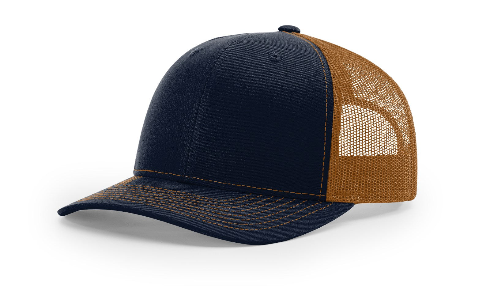 RICHARDSON 112 TRUCKER SNAPBACK HAT (CUSTOM LEATHER WITH YOUR LOGO)