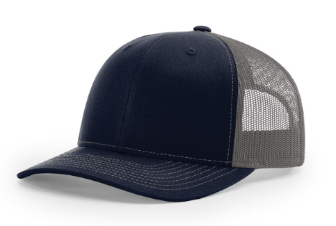 Custom Leather Patch Richardson 112 Style Hat + Your Logo