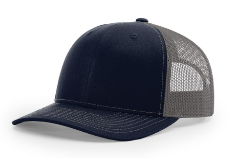 RICHARDSON 112 TRUCKER SNAPBACK HAT (CUSTOM LEATHER WITH YOUR LOGO)