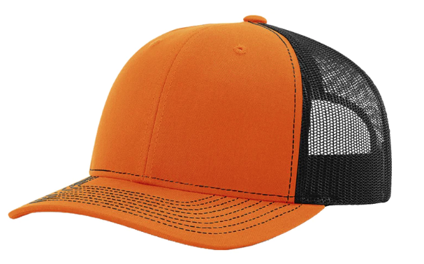 Custom Leather Patch Richardson 112 Style Hat + Your Logo