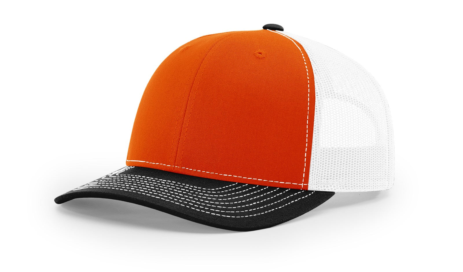 RICHARDSON 112 TRUCKER SNAPBACK HAT (CUSTOM LEATHER WITH YOUR LOGO)