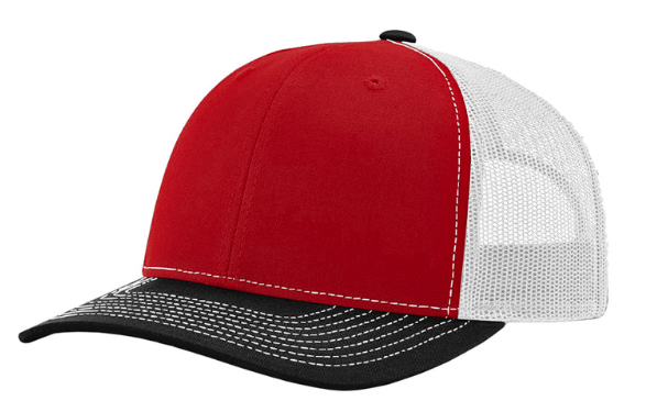 RICHARDSON 112 TRUCKER SNAPBACK HAT (CUSTOM LEATHER WITH YOUR LOGO)