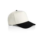 Custom Leather Patch Two-Tone Trucker Style Hat + Your Logo