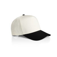 Custom Leather Patch Two-Tone Trucker Style Hat + Your Logo
