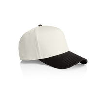Custom Leather Patch Two-Tone Trucker Style Hat + Your Logo