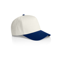 Custom Leather Patch Two-Tone Trucker Style Hat + Your Logo