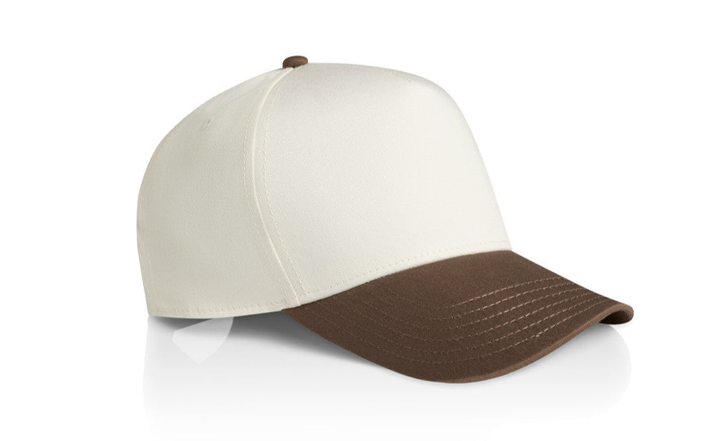 Custom Leather Patch Two-Tone Trucker Style Hat + Your Logo