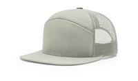 Custom Leather Patch Richardson 168 7 Panel Style Hat + Your Logo