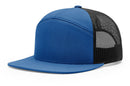 Custom Leather Patch Richardson 168 7 Panel Style Hat + Your Logo