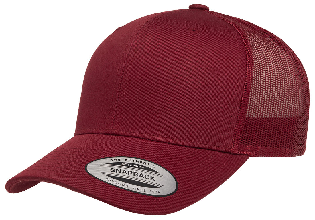 Custom Leather Patch Yupoong Classic 6606 Style Hat + Your Logo