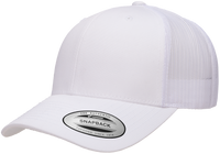 Custom Leather Patch Yupoong Classic 6606 Style Hat + Your Logo