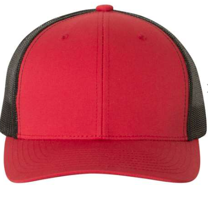 YUPOONG CLASSICS 6606 TRUCKER SNAPBACK HAT (CUSTOM LEATHER WITH YOUR LOGO)