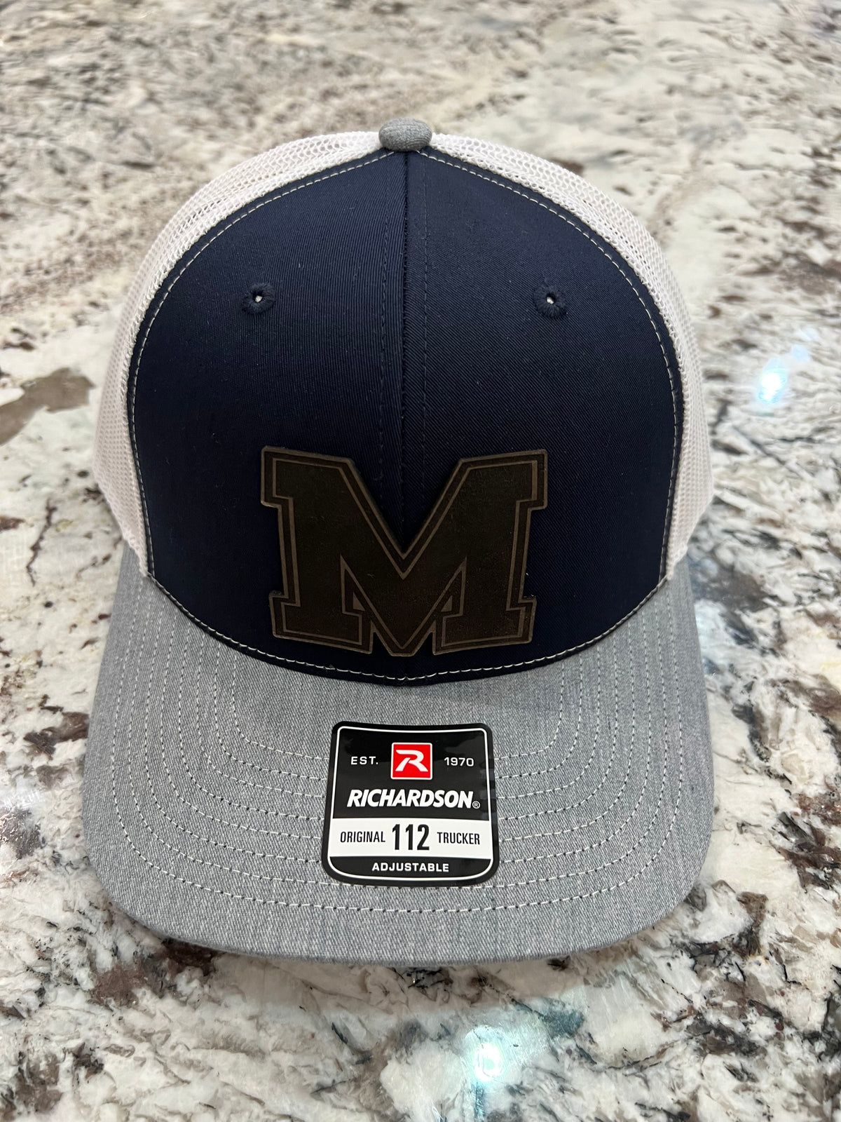 Millard Eagles Leather Patch Hat