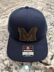 Millard Eagles Leather Patch Hat