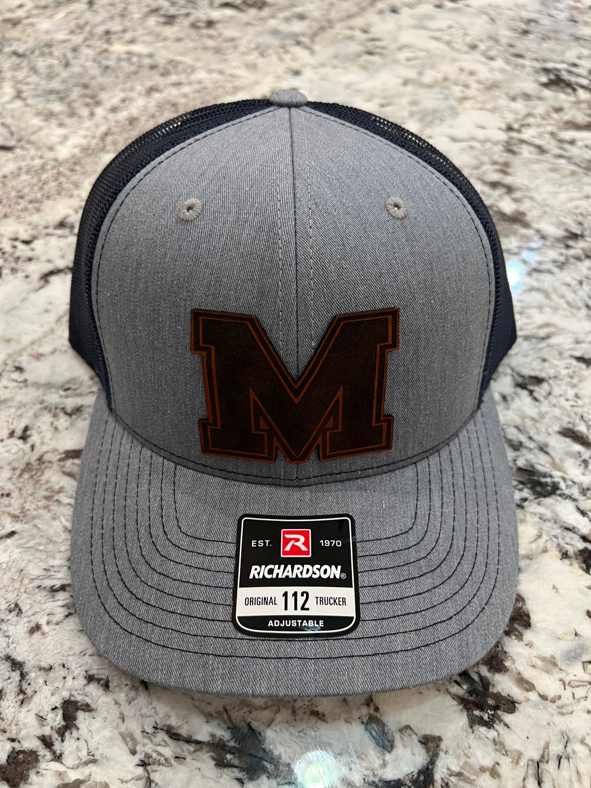 Millard Eagles Leather Patch Hat