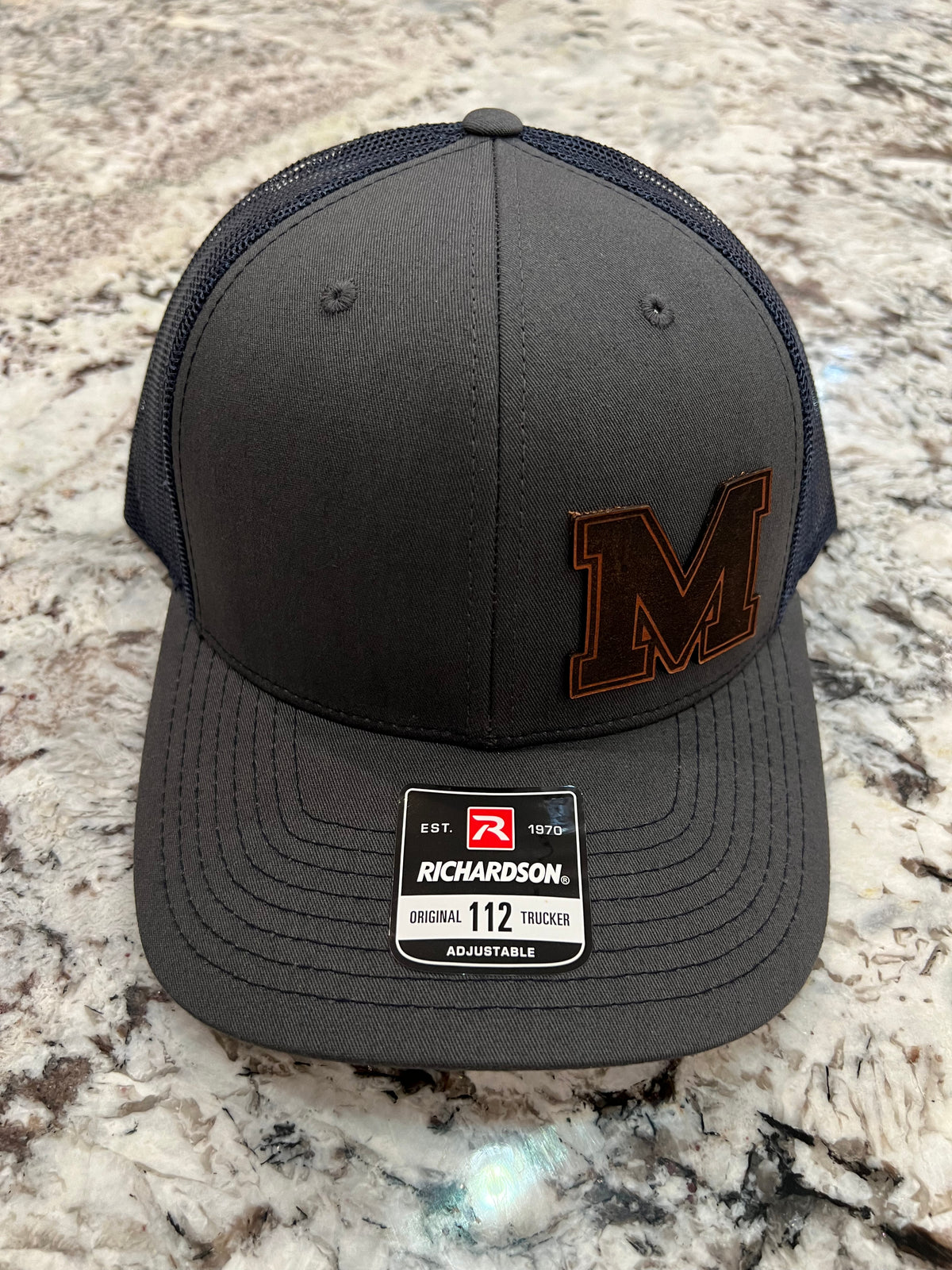 Millard Eagles Leather Patch Hat