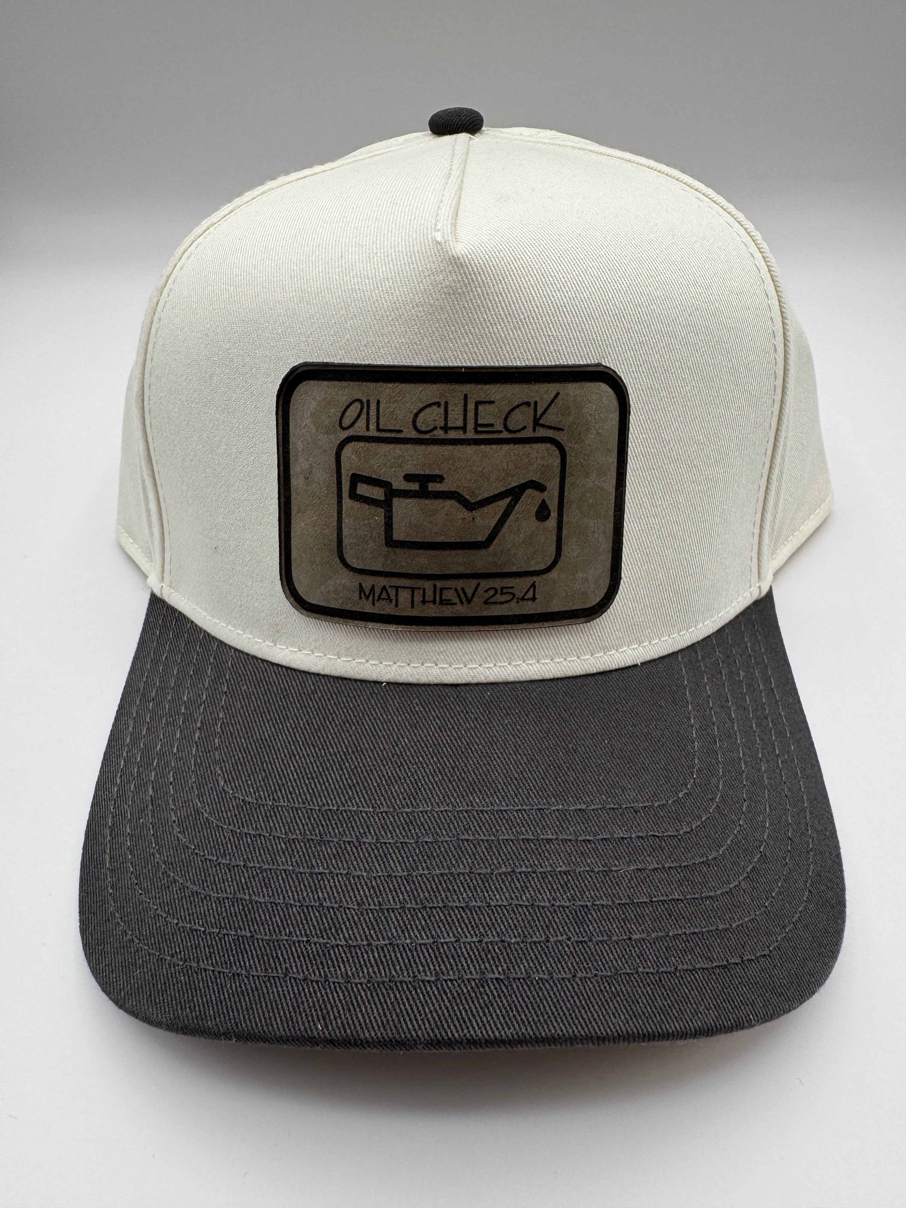 Oil Check Two Tone Trucker