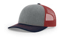 Custom Leather Patch Richardson 112 Style Hat + Your Logo