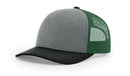 Custom Leather Patch Richardson 112 Style Hat + Your Logo