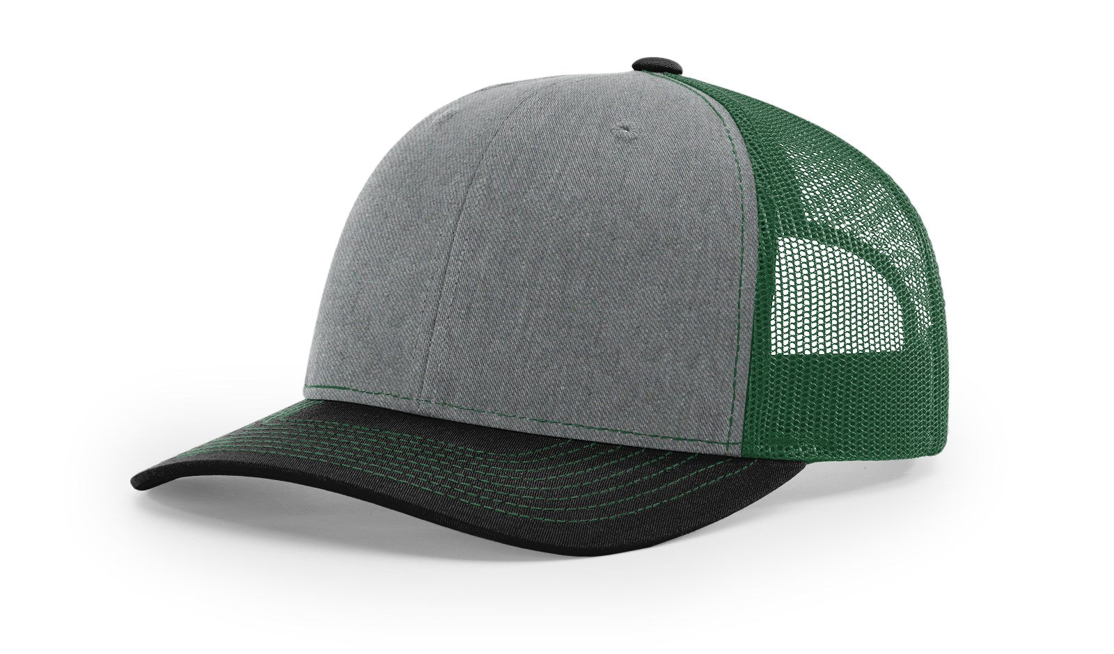Custom Leather Patch Richardson 112 Style Hat + Your Logo