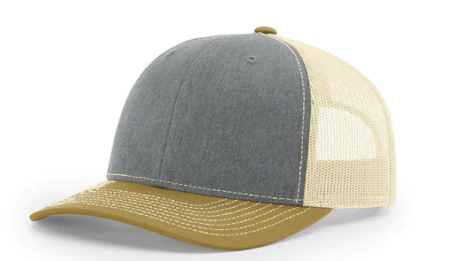 Custom Leather Patch Richardson 112 Style Hat + Your Logo