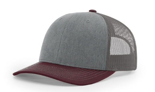 Custom Leather Patch Richardson 112 Style Hat + Your Logo