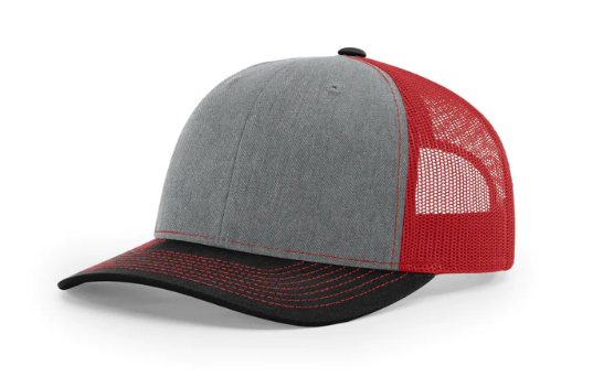 Custom Leather Patch Richardson 112 Style Hat + Your Logo