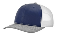 Custom Leather Patch Richardson 112 Style Hat + Your Logo