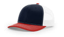 Custom Leather Patch Richardson 112 Style Hat + Your Logo