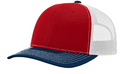 Custom Leather Patch Richardson 112 Style Hat + Your Logo