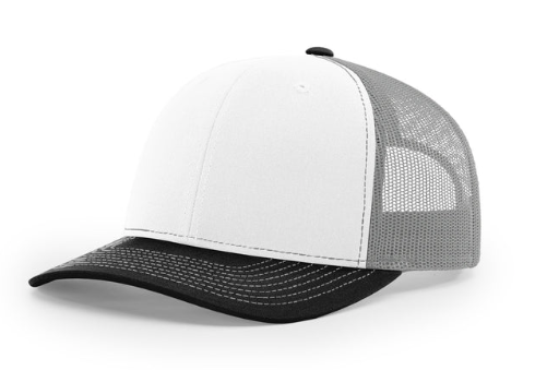 Custom Leather Patch Richardson 112 Style Hat + Your Logo