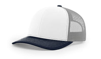 Custom Leather Patch Richardson 112 Style Hat + Your Logo