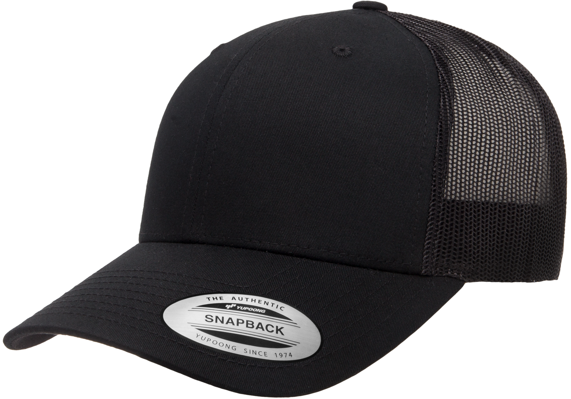 Custom Leather Patch Yupoong Classic 6606 Style Hat + Your Logo