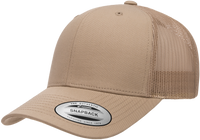 Custom Leather Patch Yupoong Classic 6606 Style Hat + Your Logo